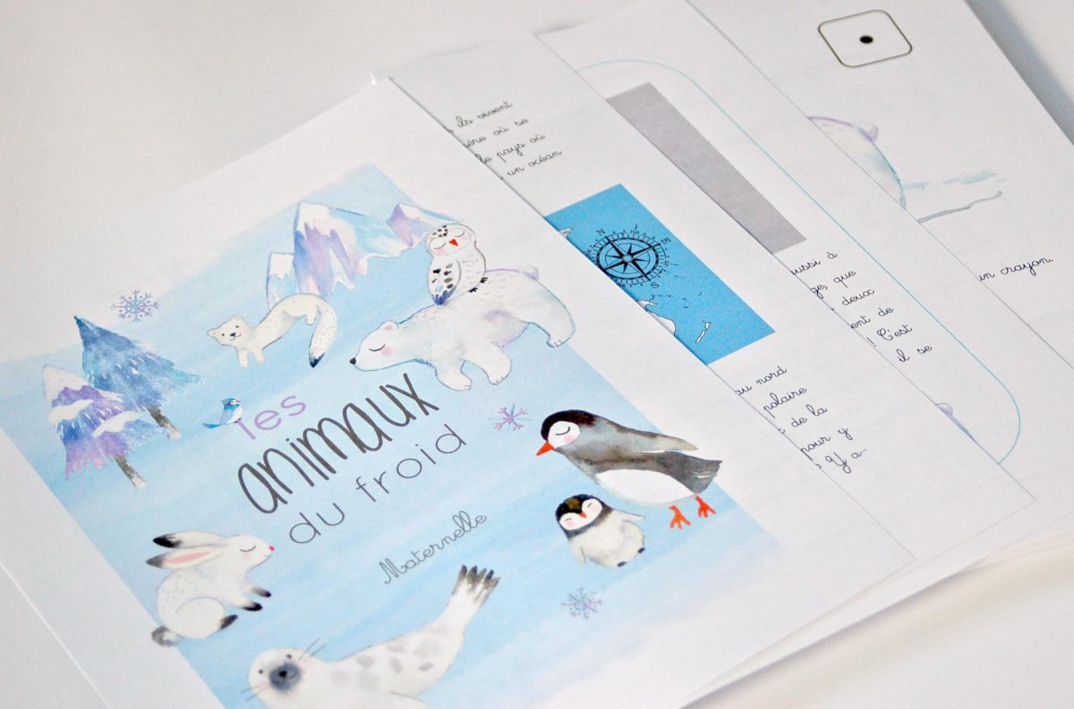 Les animaux du froid, Maternelle - fichier de 78 pages