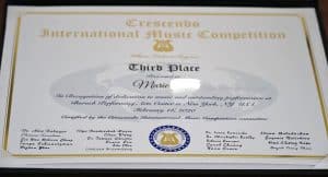 Musical diploma copyright crapaud-chameau.com