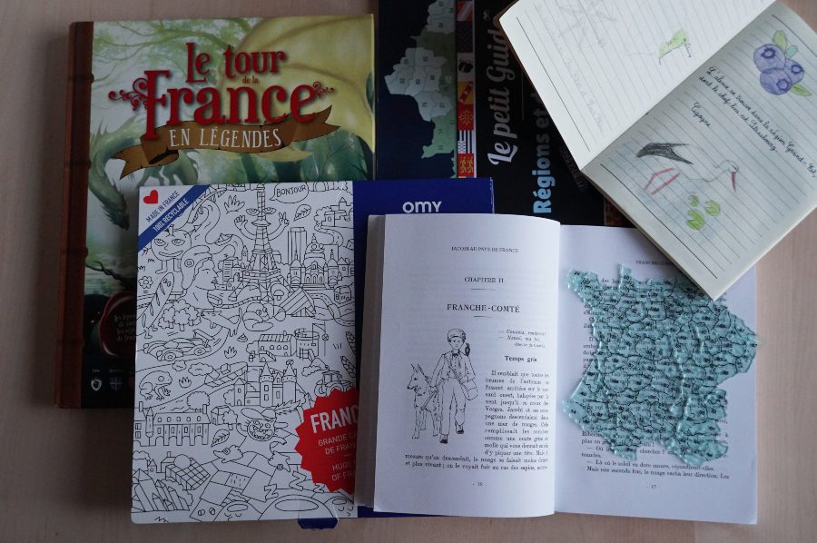 géographie de France école à la maison copyright crapaud-chameau.com